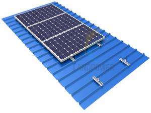 montaż solarny na szynie mini