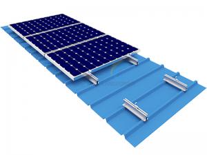 montaż solarny na dachu mini-rail