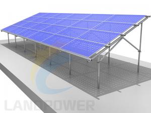 Dwustronny montaż naziemny panelu słonecznego