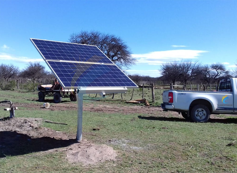 Landpower do montażu na słupie solarnym pv do małych systemów off-grid
